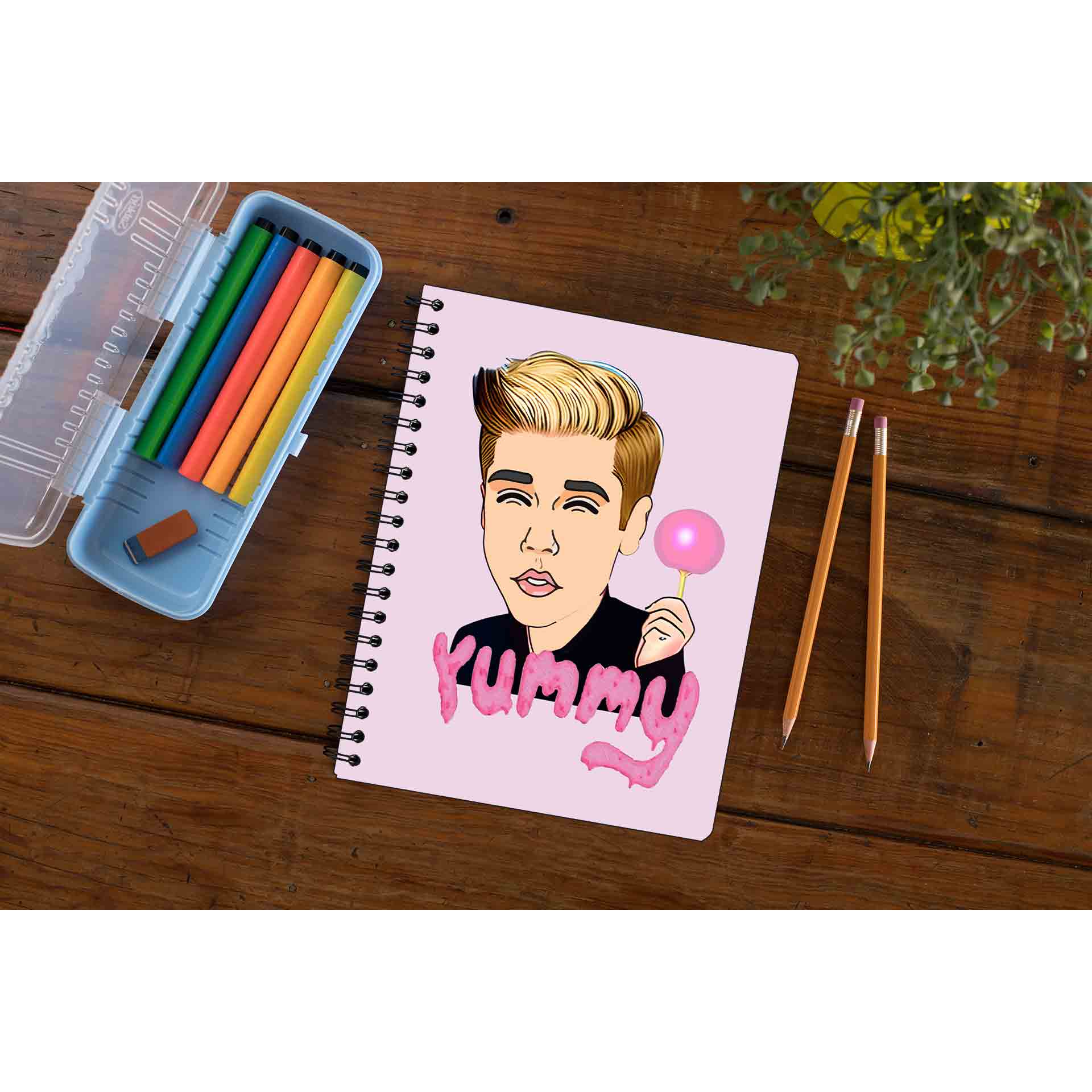 justin bieber yummy notebook notepad diary buy online india the banyan tee tbt unruled