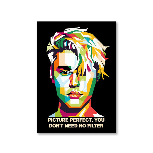 justin bieber intentions poster wall art buy online india the banyan tee tbt a4