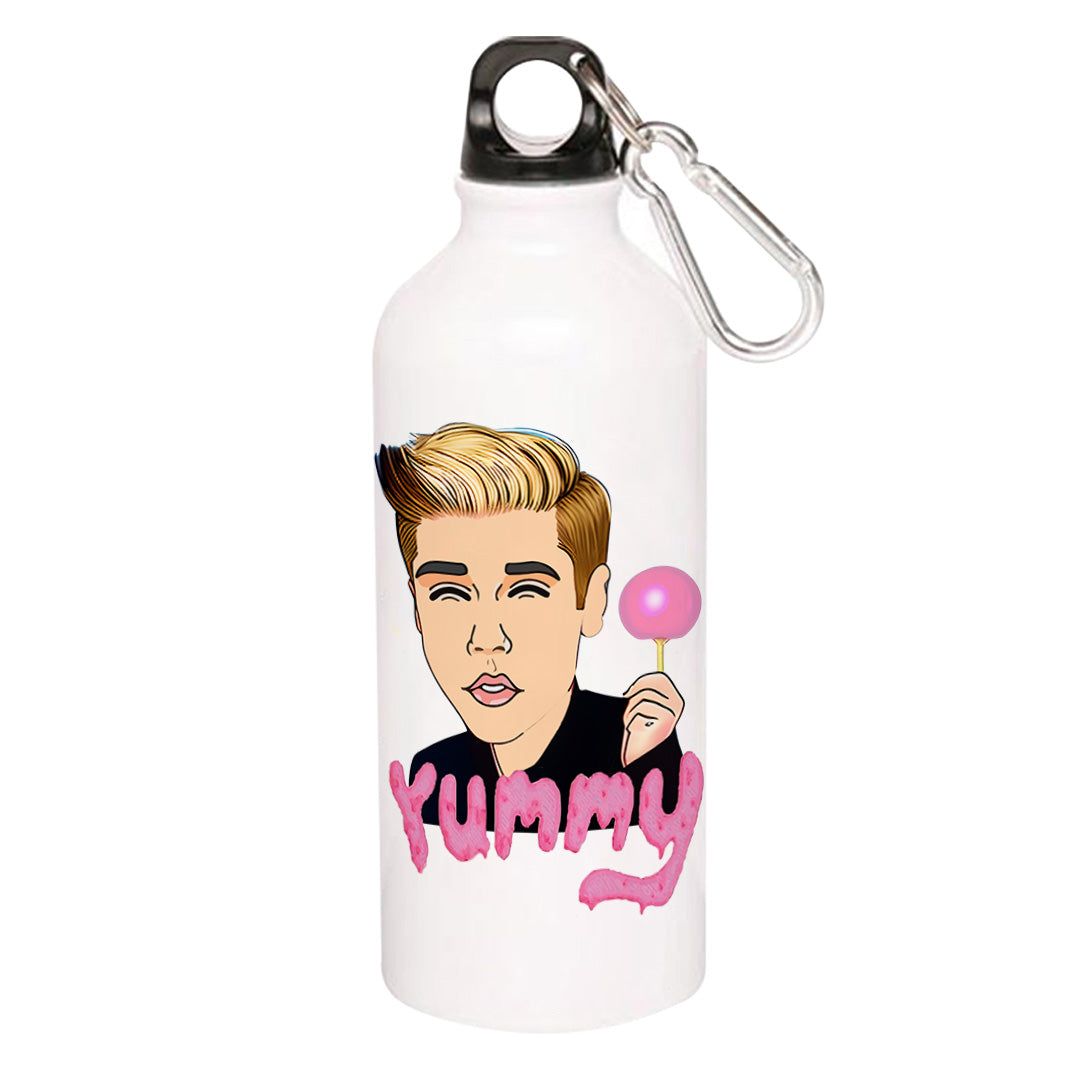 justin bieber yummy sipper steel water bottle flask gym shaker music band buy online india the banyan tee tbt men women girls boys unisex