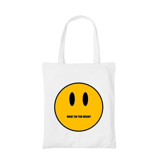 justin bieber what do you mean tote bag hand printed cotton women men unisex