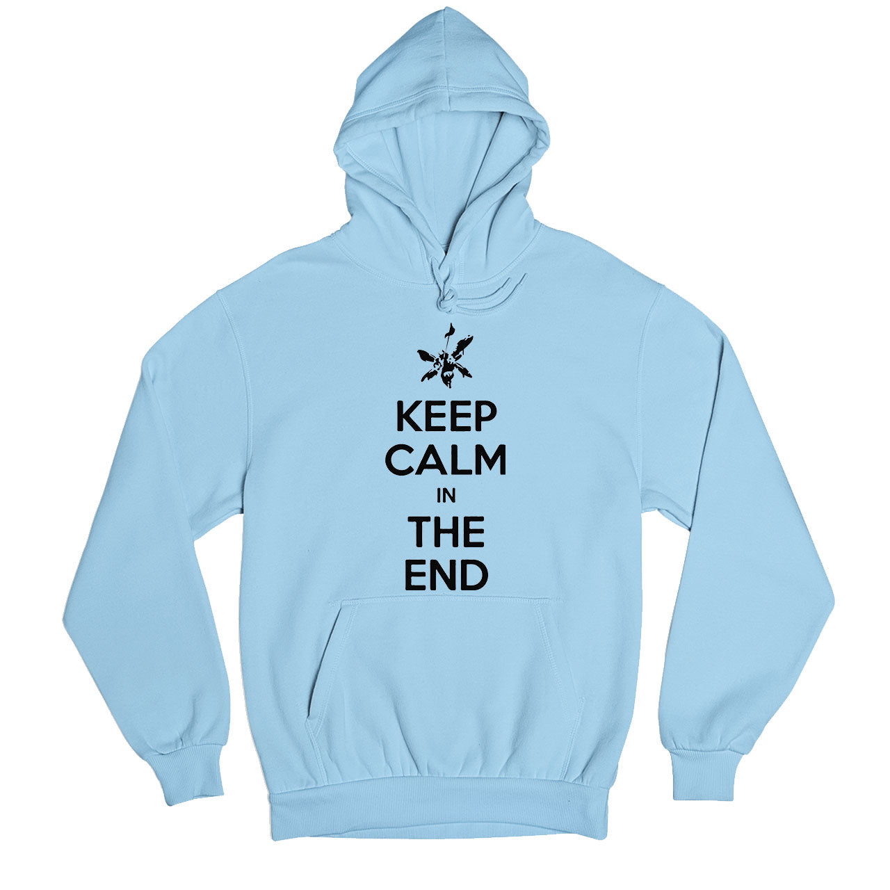 linkin park keep calm hoodie hooded sweatshirt winterwear music band buy online india the banyan tee tbt men women girls boys unisex baby blue