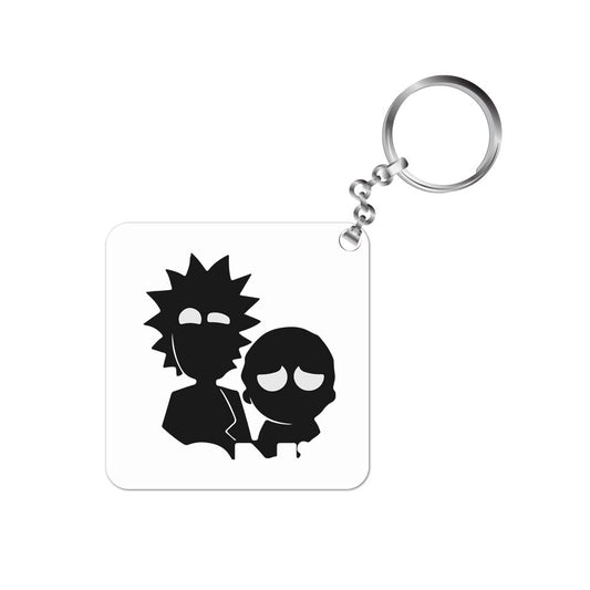 rick and morty silhouette keychain keyring for car bike unique home buy online india the banyan tee tbt men women girls boys unisex rick and morty online summer beth mr meeseeks jerry quote vector art clothing accessories merchandise