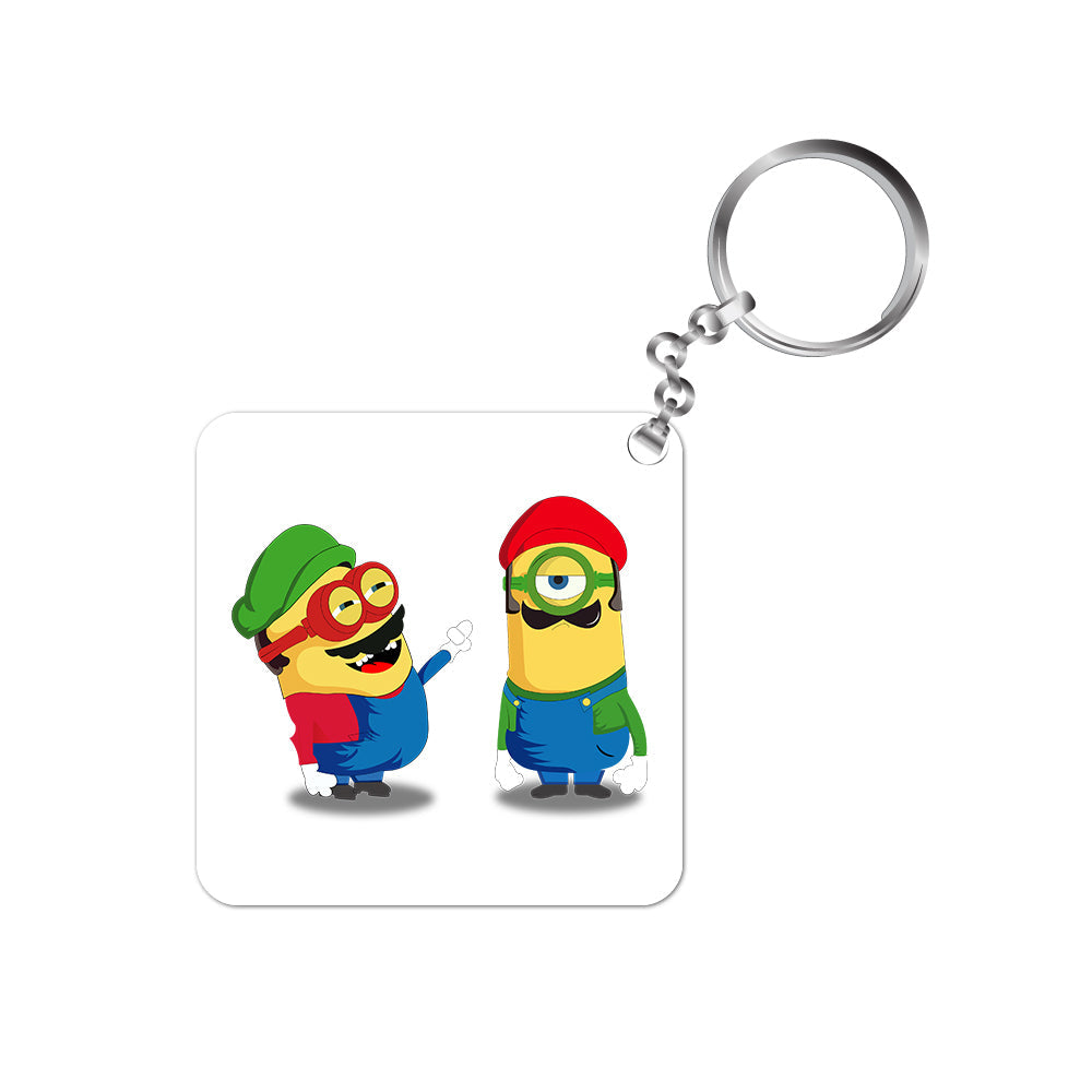 minions keychain - gamer min gamer man the banyan tee tbt kevin despicable me eso bob movie merchandise keyring cartoon gift for bike for gifts unique boys car home girls