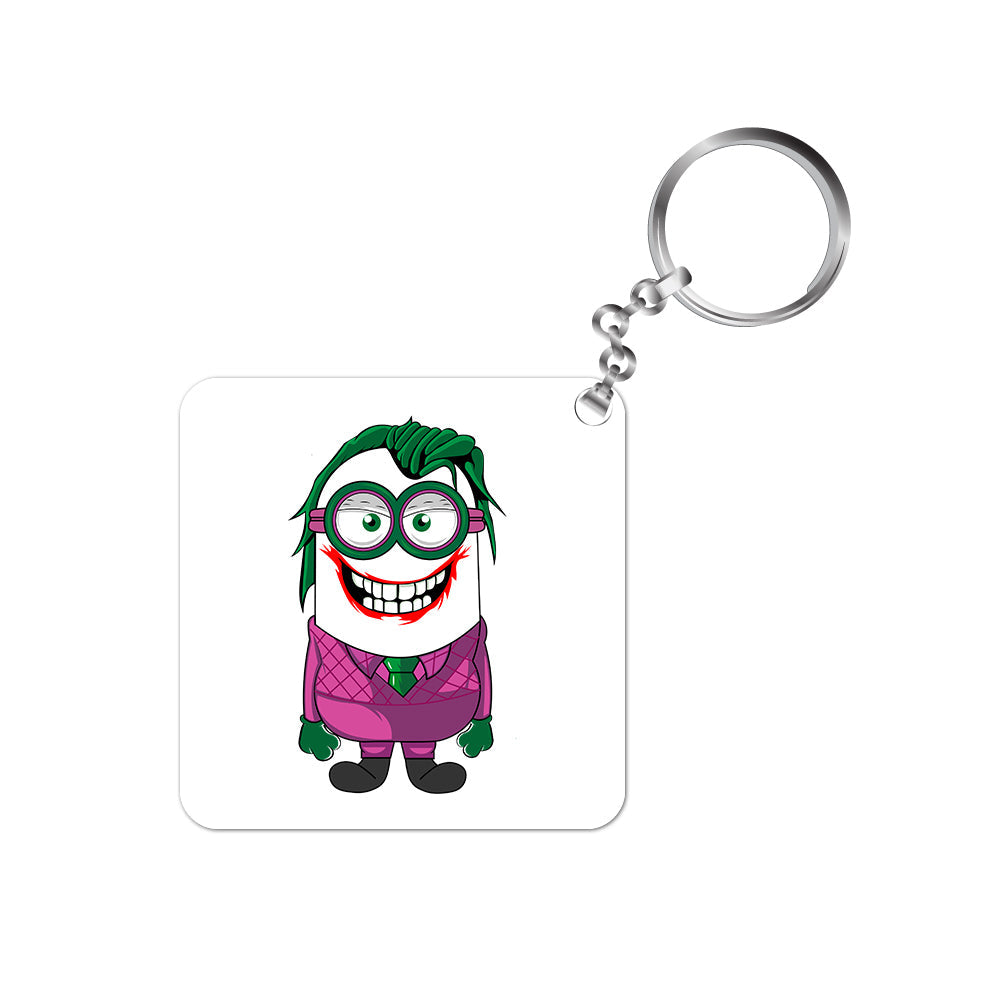 minions keychain - joker the banyan tee tbt kevin despicable me eso bob movie merchandise keyring cartoon gift for bike for gifts unique boys car home girls
