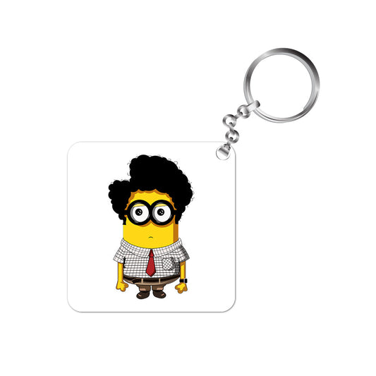 minions keychain - nerdy min nerdy man the banyan tee tbt kevin despicable me eso bob movie merchandise keyring cartoon gift for bike for gifts unique boys car home girls