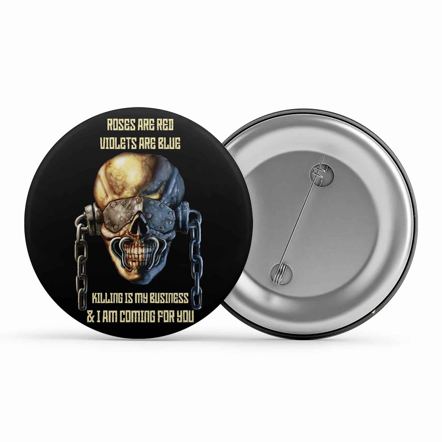 megadeth killing is my business badge pin button music band buy online india the banyan tee tbt men women girls boys unisex