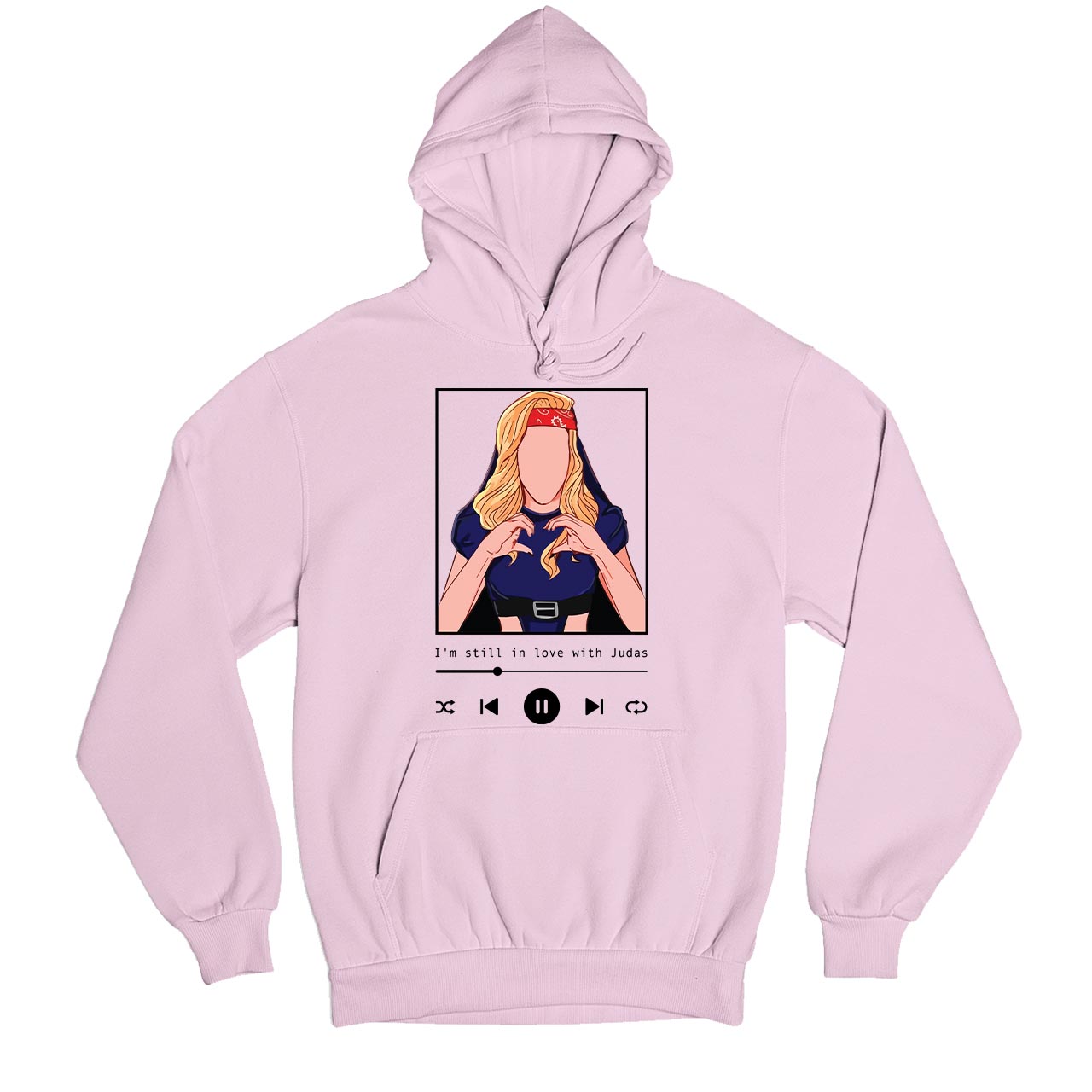 lady gaga judas hoodie hooded sweatshirt winterwear music band buy online india the banyan tee tbt men women girls boys unisex baby pink