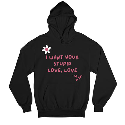 lady gaga stupid love hoodie hooded sweatshirt winterwear music band buy online india the banyan tee tbt men women girls boys unisex black