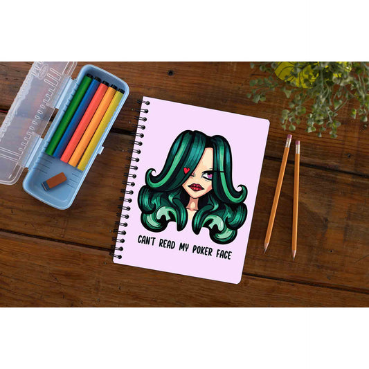 lady gaga poker face notebook notepad diary buy online india the banyan tee tbt unruled