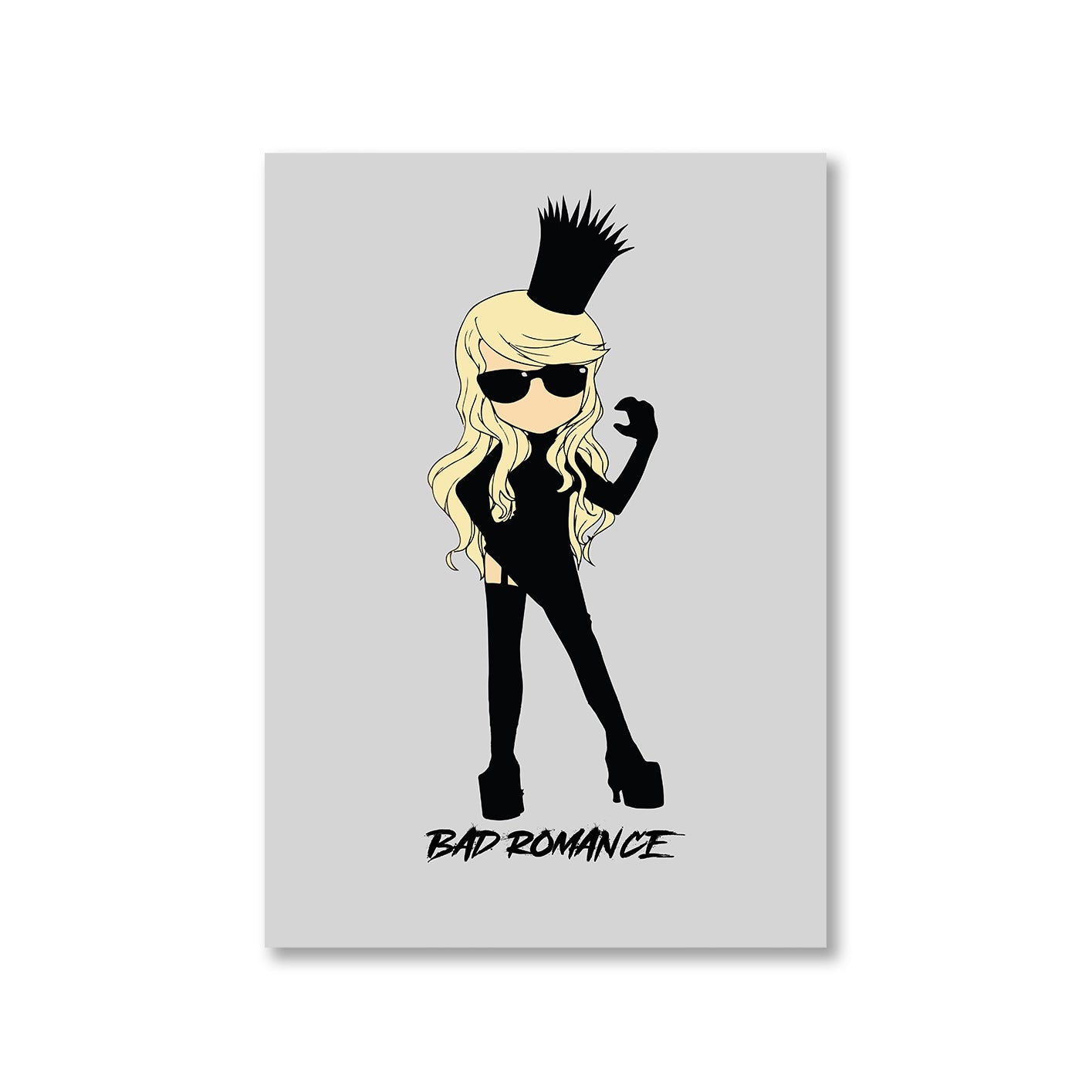 lady gaga bad romance poster wall art buy online india the banyan tee tbt a4