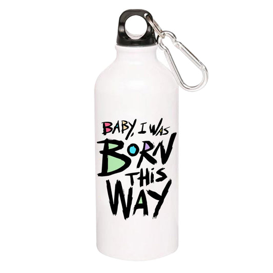 lady gaga born this way sipper steel water bottle flask gym shaker music band buy online india the banyan tee tbt men women girls boys unisex