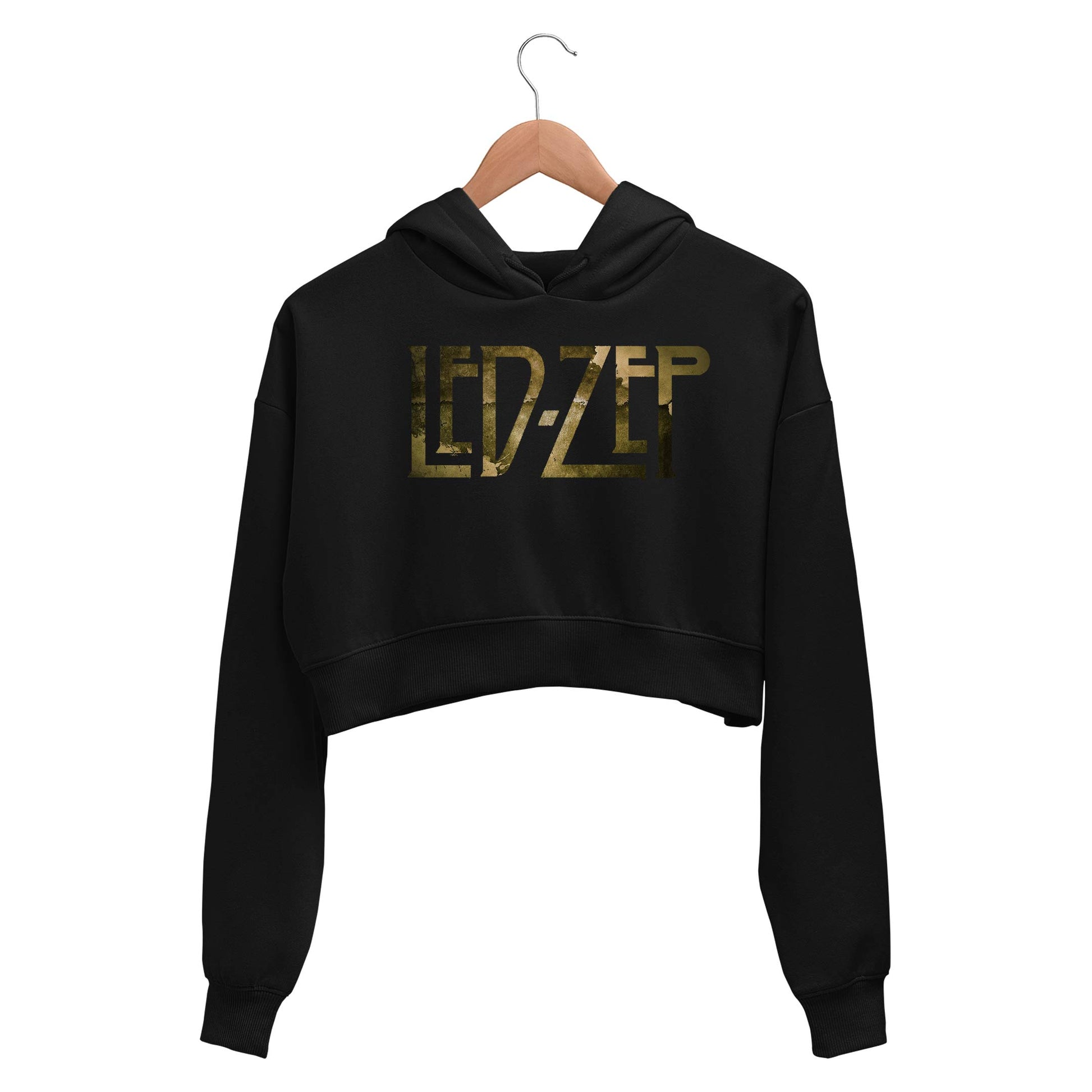 Led Zeppelin Crop Hoodie Crop Hooded Sweatshirt for Women The Banyan Tee TBT