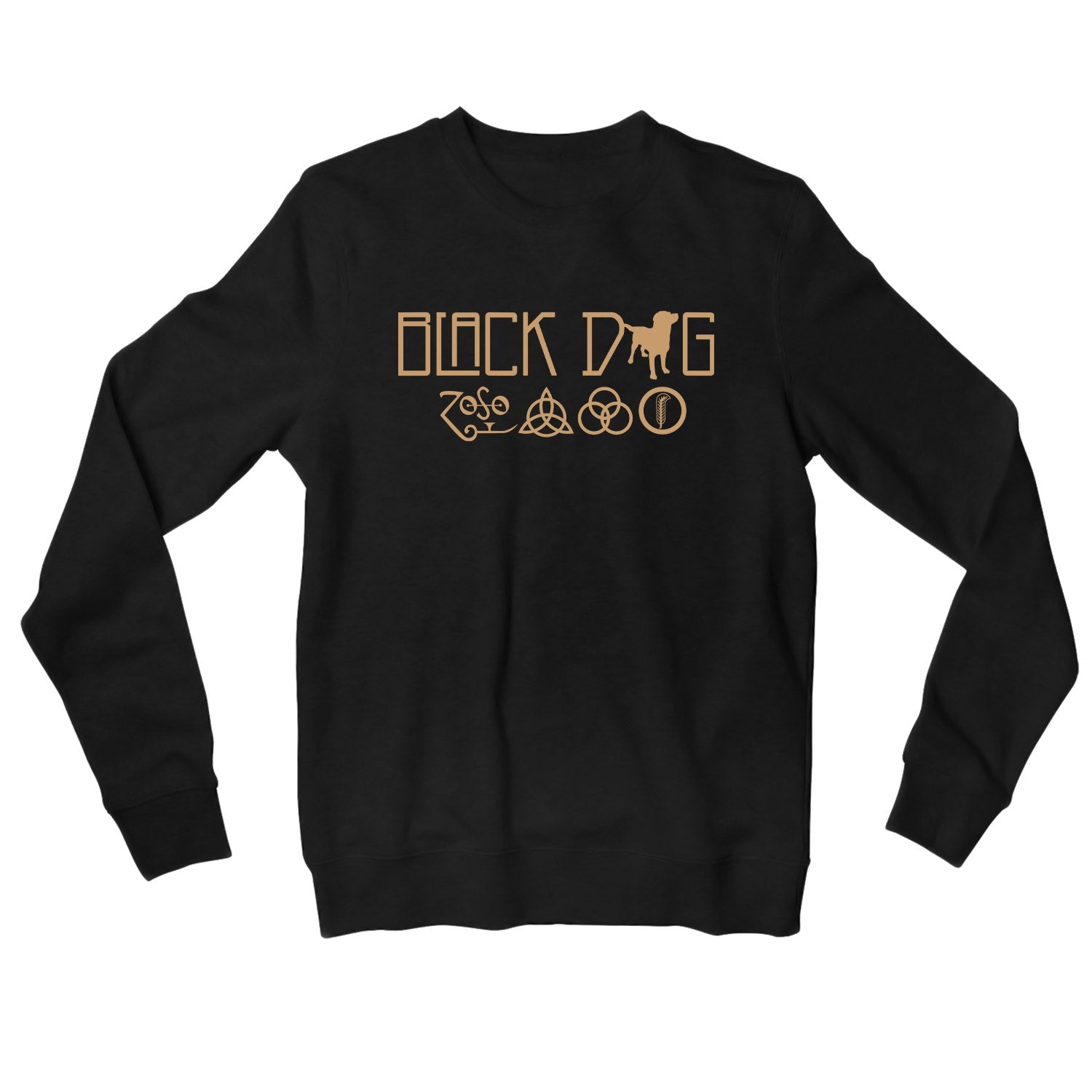 Led Zeppelin Sweatshirt - Black Dog Sweatshirt The Banyan Tee TBT