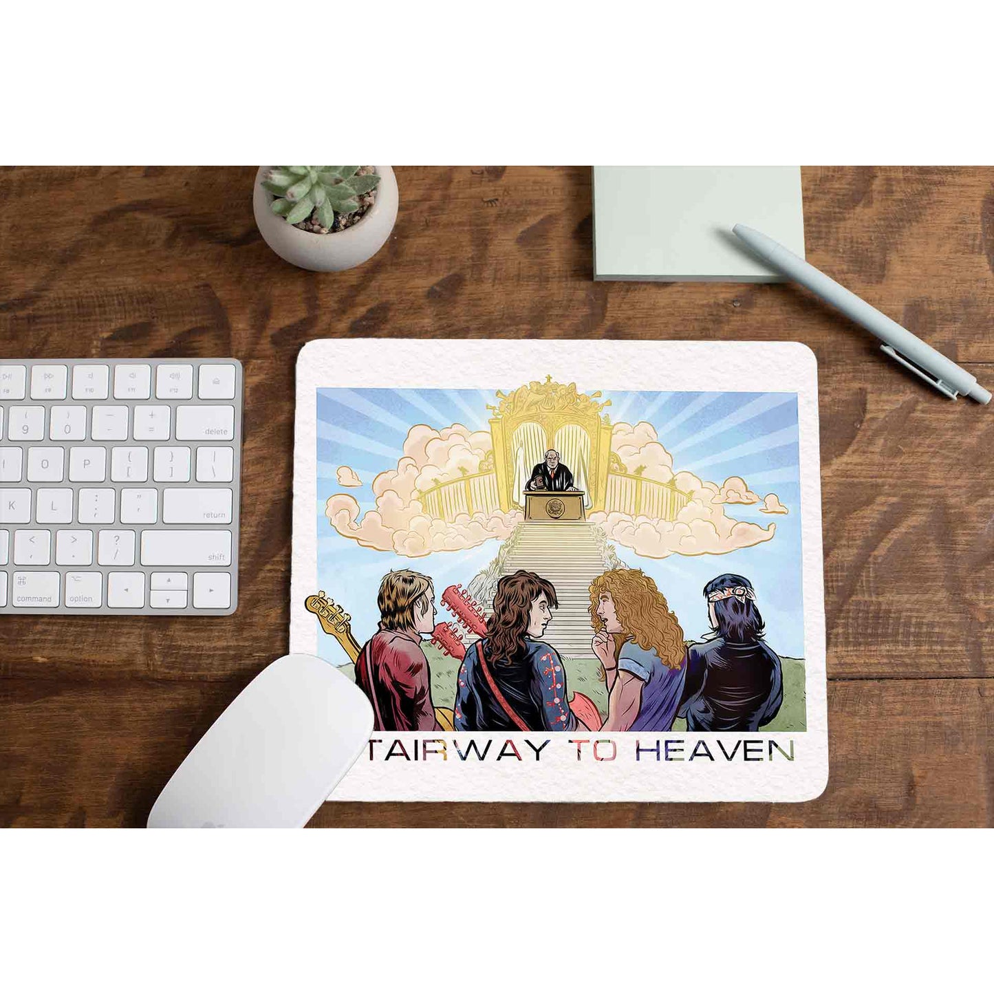 Led Zeppelin Mousepad - Stairway To Heaven The Banyan Tee TBT