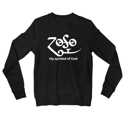 Led Zeppelin Sweatshirt - My Symbol Of God Sweatshirt The Banyan Tee TBT