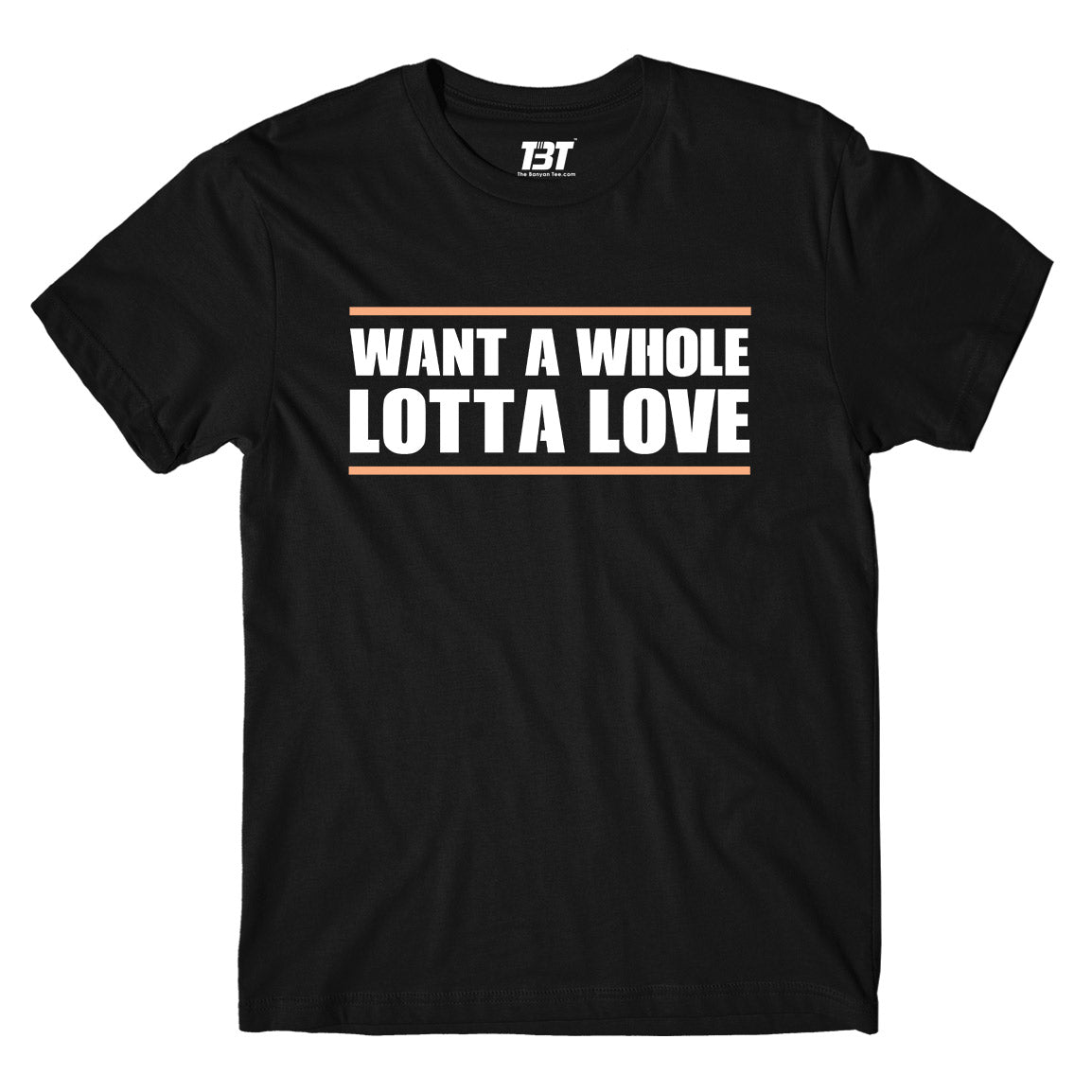 Led Zeppelin T-shirt - Whole Lotta Love T-shirt The Banyan Tee TBT