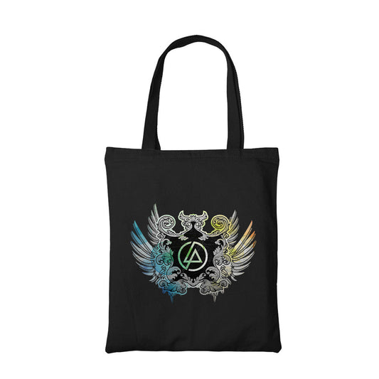 linkin park fan art tote bag hand printed cotton women men unisex