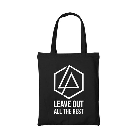 linkin park leave out all the rest tote bag hand printed cotton women men unisex
