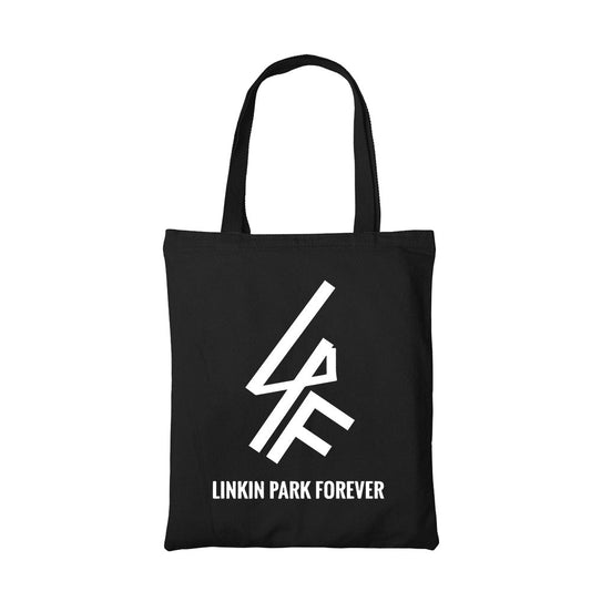 linkin park forever tote bag hand printed cotton women men unisex