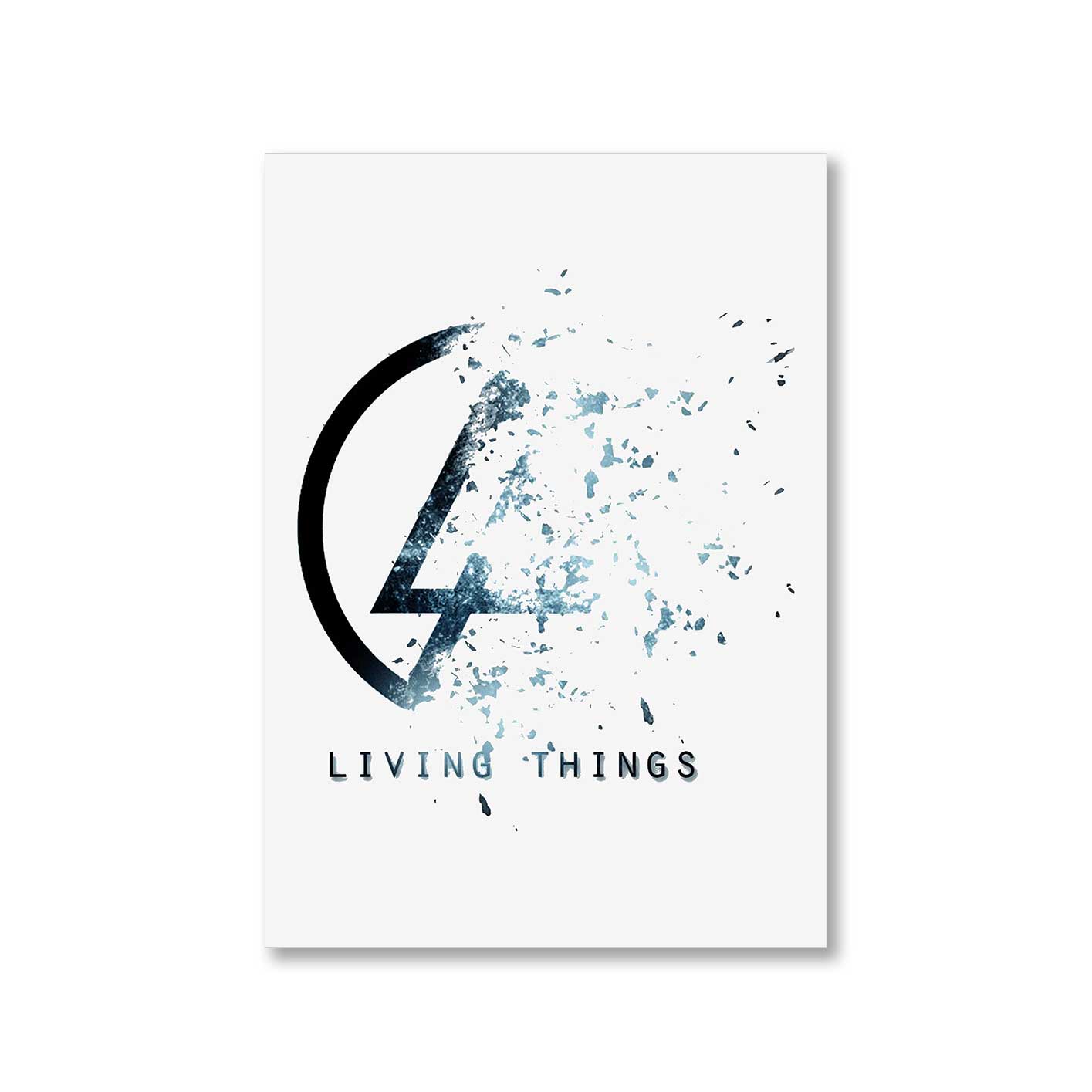 linkin park living things poster wall art buy online india the banyan tee tbt a4