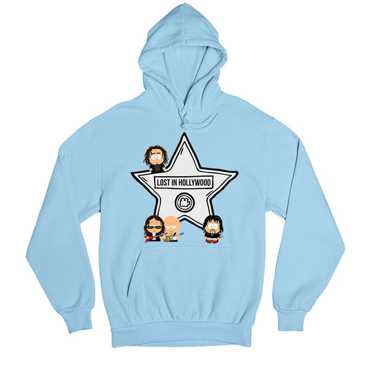 system of a down lost in hollywood hoodie hooded sweatshirt winterwear music band buy online india the banyan tee tbt men women girls boys unisex baby blue
