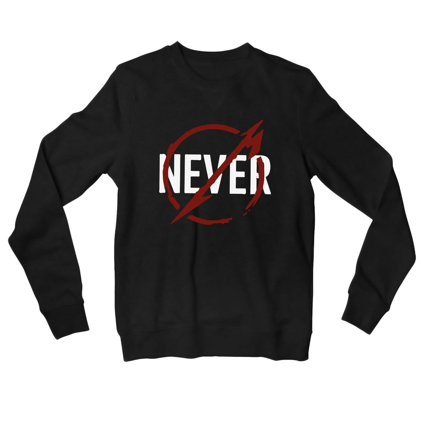 Metallica Sweatshirt - Never Sweatshirt The Banyan Tee TBT