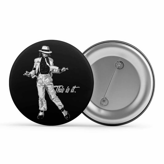 michael jackson this is it badge pin button music band buy online india the banyan tee tbt men women girls boys unisex