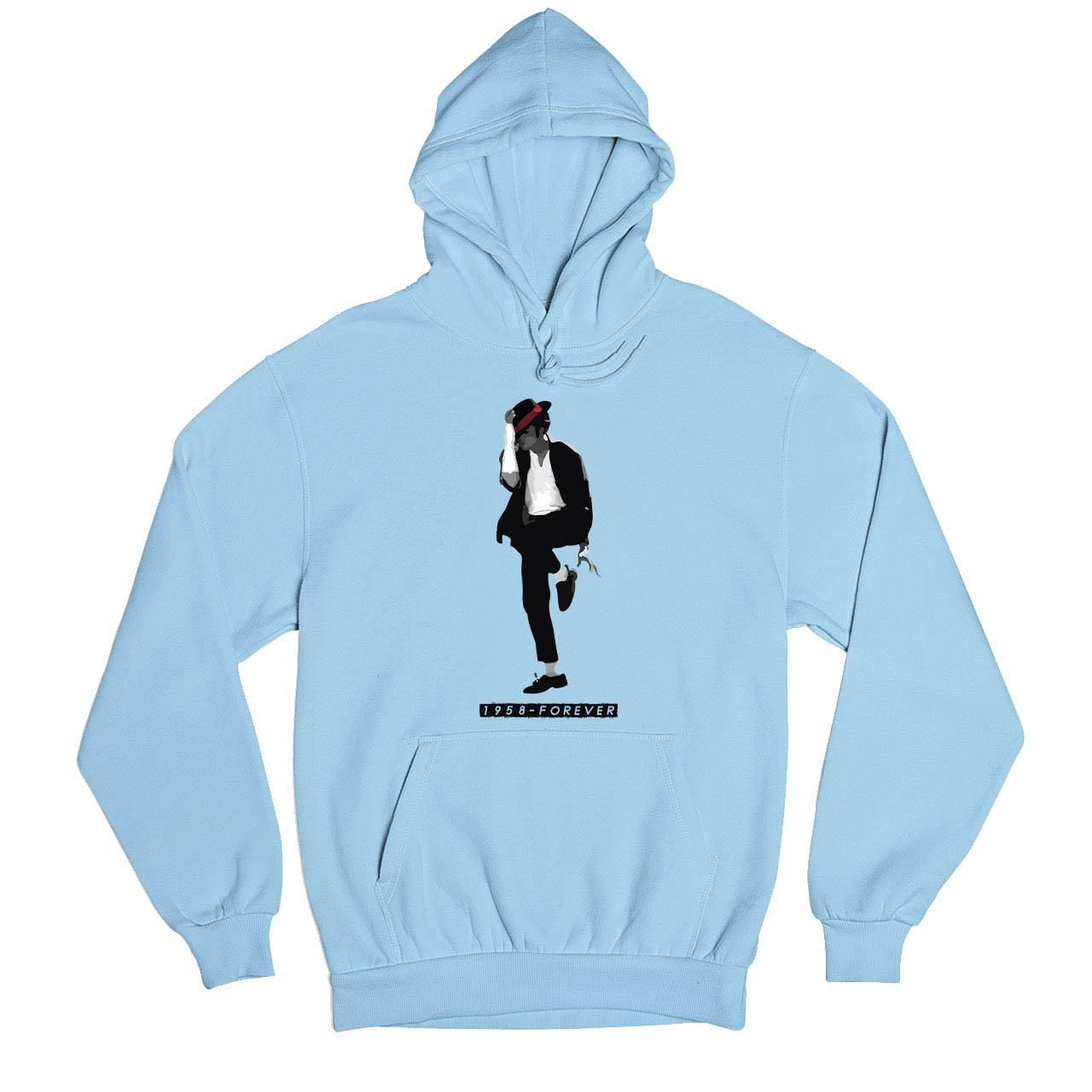 michael jackson 1958 - forever hoodie hooded sweatshirt winterwear music band buy online india the banyan tee tbt men women girls boys unisex baby blue