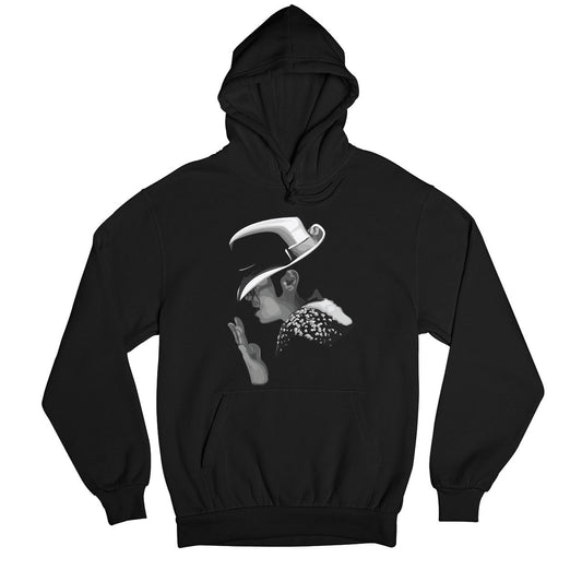 michael jackson fan art hoodie hooded sweatshirt winterwear music band buy online india the banyan tee tbt men women girls boys unisex black
