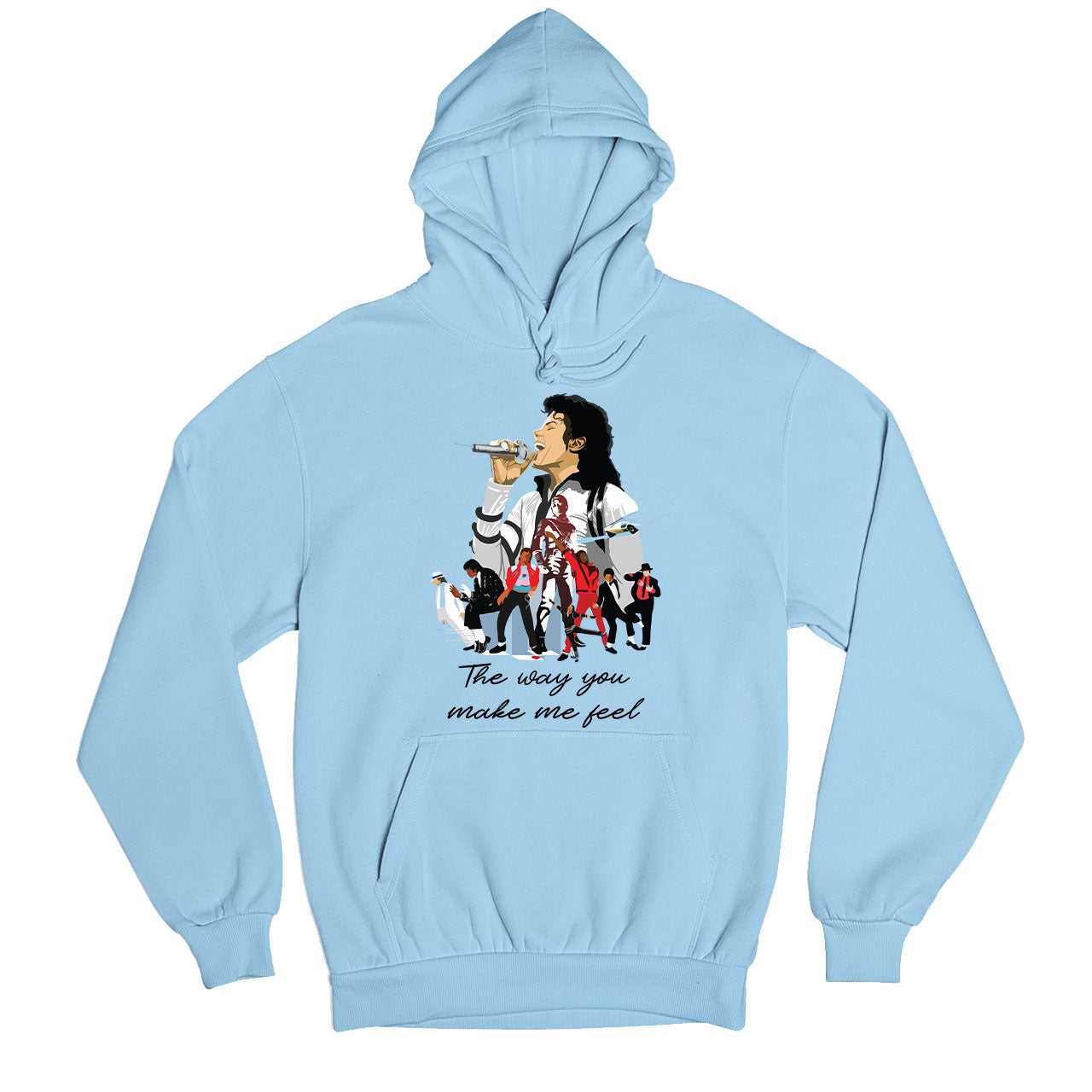 michael jackson the way you make me feel hoodie hooded sweatshirt winterwear music band buy online india the banyan tee tbt men women girls boys unisex baby blue