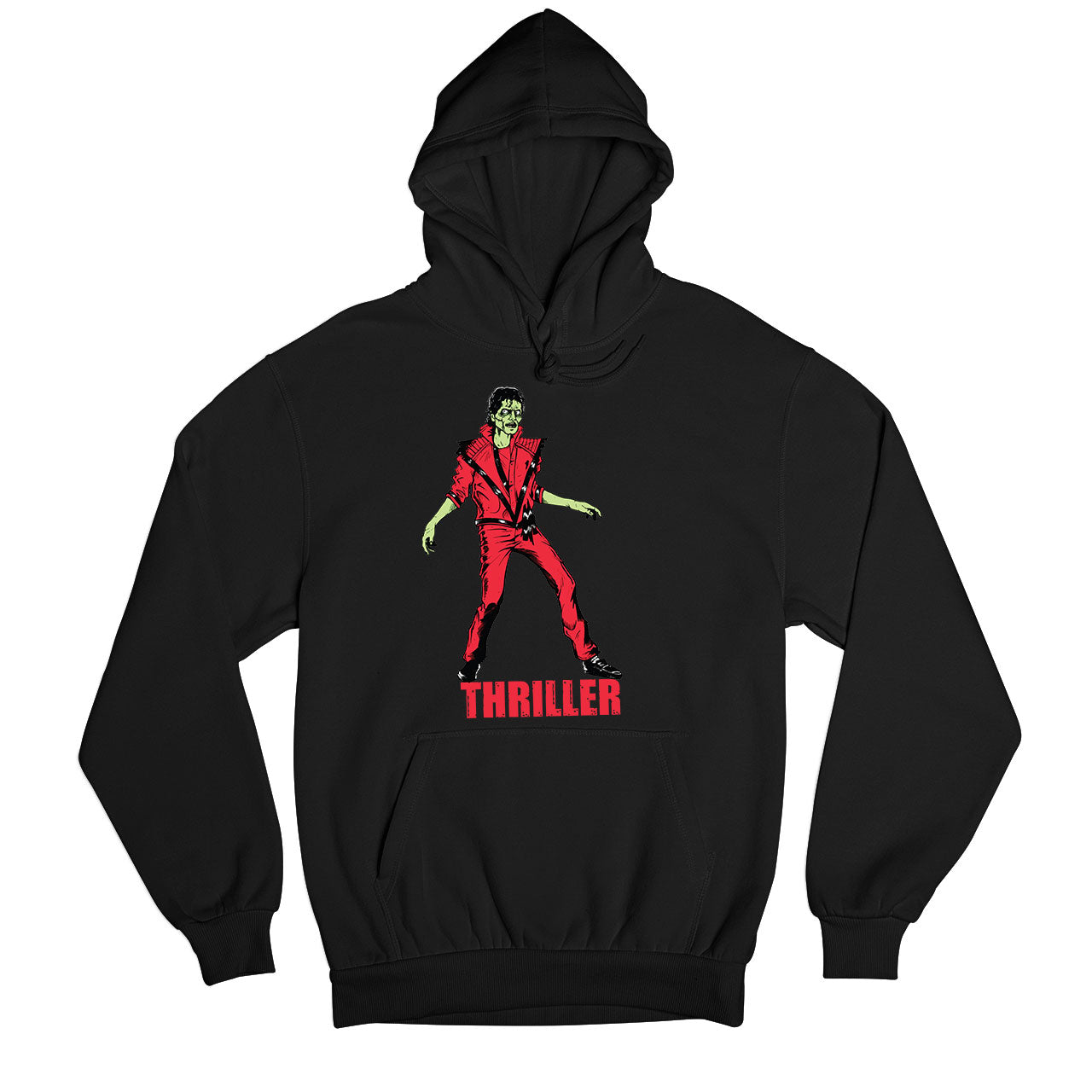 Hoodie Thriller S (Chest 40 IN) Black - Main Image