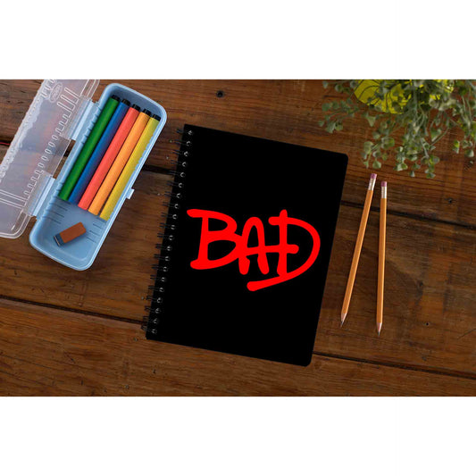 michael jackson bad notebook notepad diary buy online india the banyan tee tbt unruled