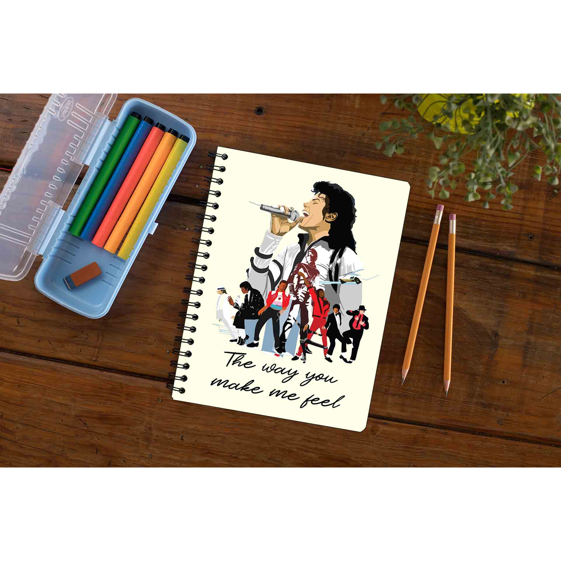 michael jackson the way you make me feel notebook notepad diary buy online india the banyan tee tbt unruled