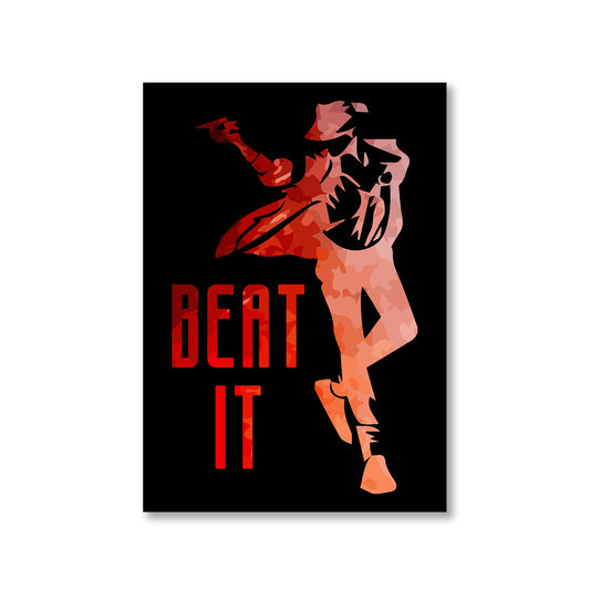 michael jackson beat it poster wall art buy online india the banyan tee tbt a4