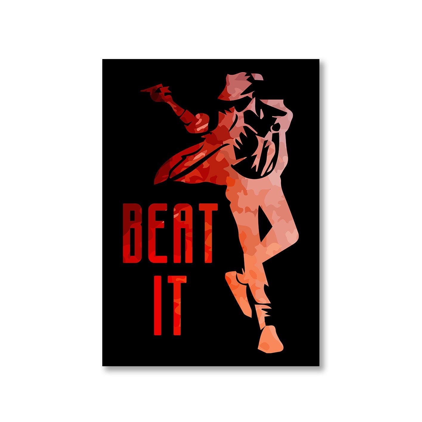 michael jackson beat it poster wall art buy online india the banyan tee tbt a4