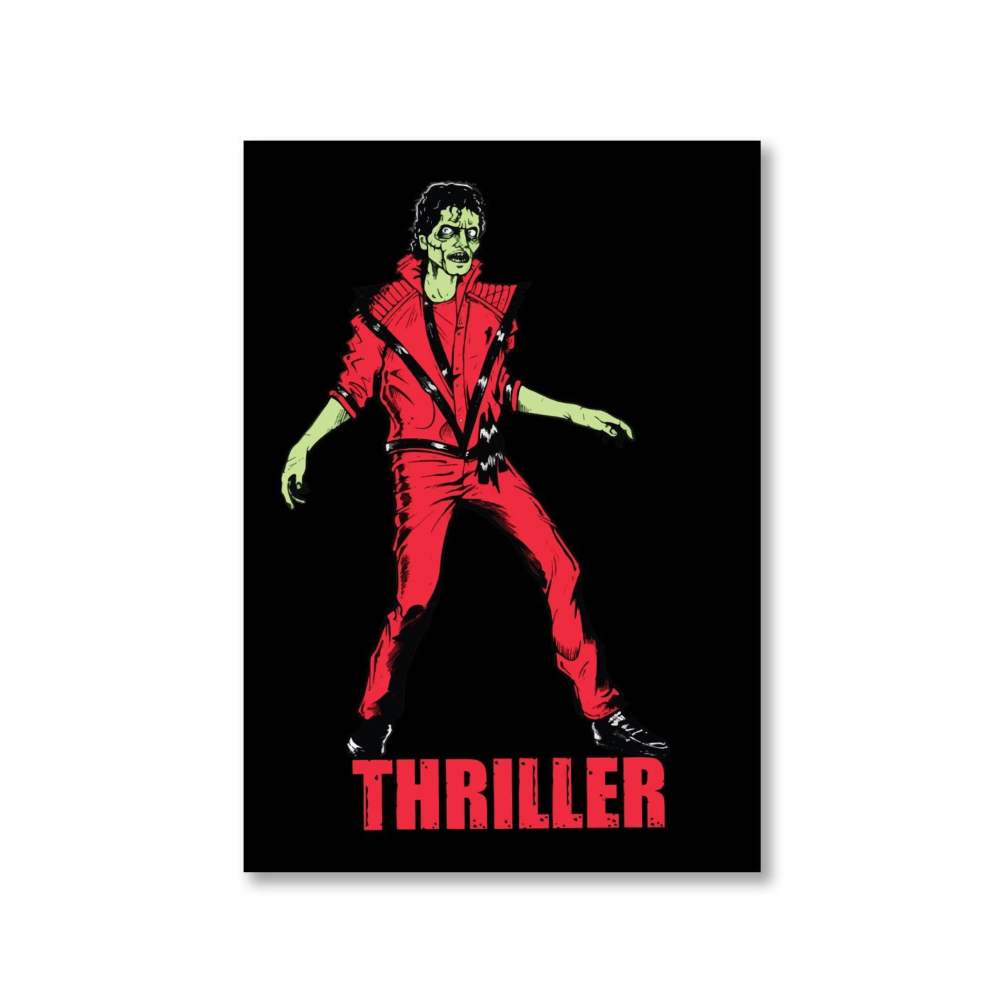 michael jackson thriller poster wall art buy online india the banyan tee tbt a4