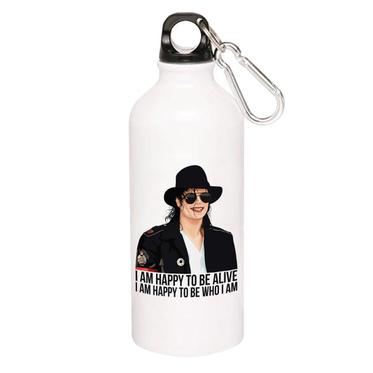 michael jackson happy to be who i am sipper steel water bottle flask gym shaker music band buy online india the banyan tee tbt men women girls boys unisex