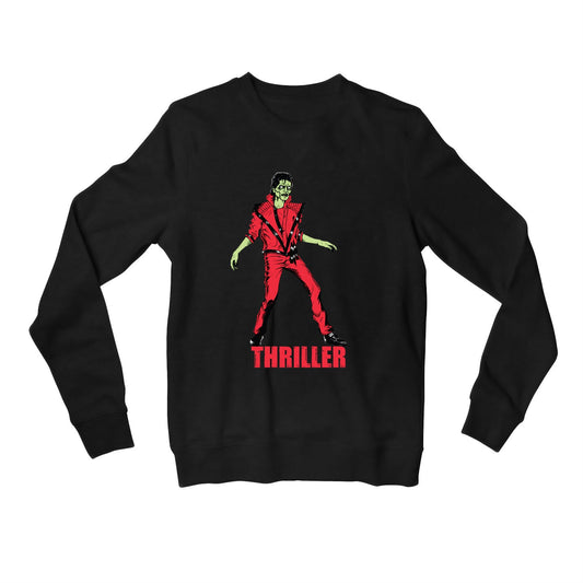 michael jackson thriller sweatshirt upper winterwear music band buy online india the banyan tee tbt men women girls boys unisex black