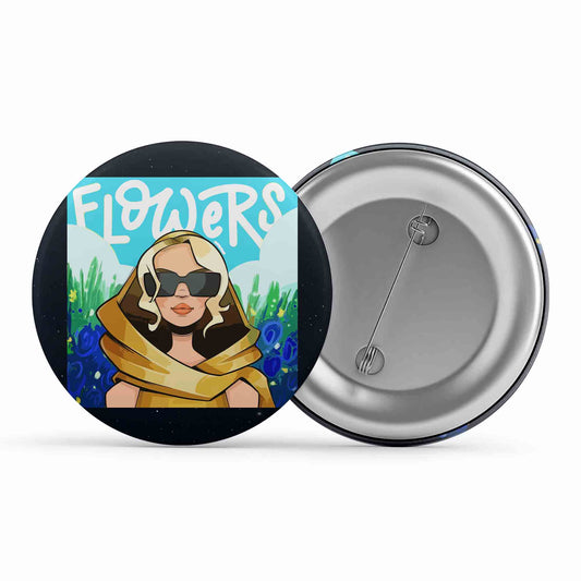 miley cyrus flowers badge pin button music band buy online india the banyan tee tbt men women girls boys unisex