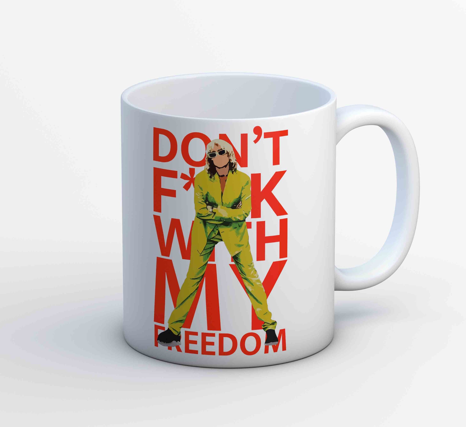 miley cyrus mother's daughter mug coffee ceramic music band buy online india the banyan tee tbt men women girls boys unisex  don't fuck with my freedom