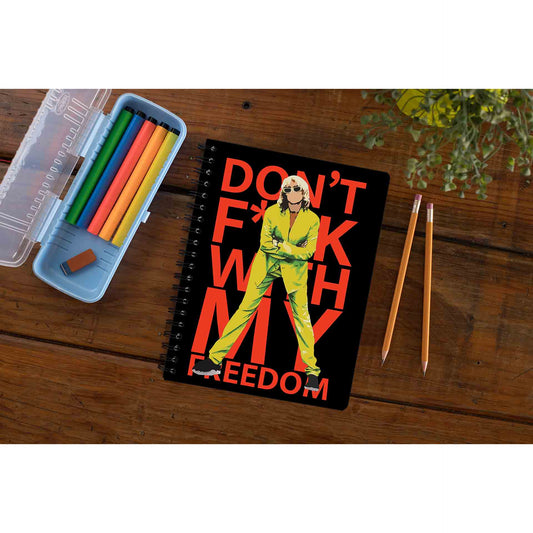 miley cyrus mother's daughter notebook notepad diary buy online india the banyan tee tbt unruled don't fuck with my freedom