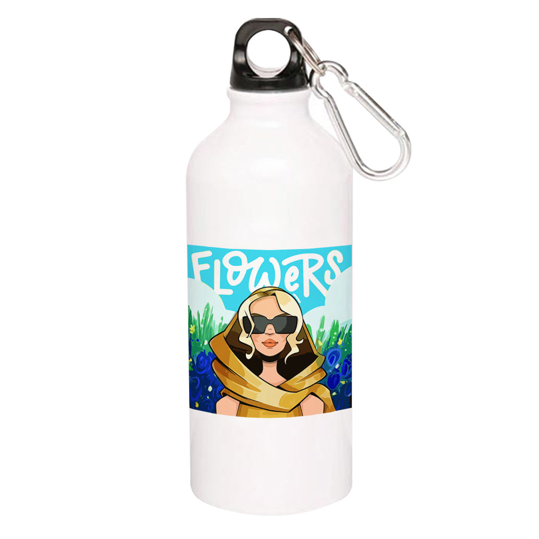 miley cyrus flowers sipper steel water bottle flask gym shaker music band buy online india the banyan tee tbt men women girls boys unisex