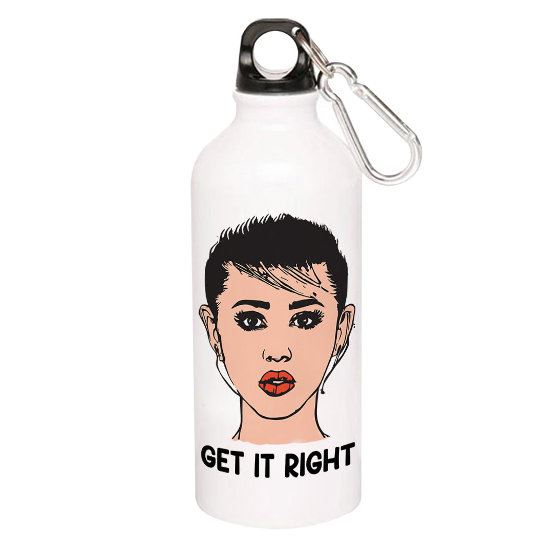 miley cyrus get it right sipper steel water bottle flask gym shaker music band buy online india the banyan tee tbt men women girls boys unisex