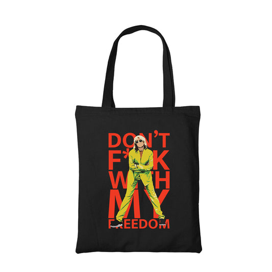 miley cyrus mothers daughter tote bag hand printed cotton women men unisex
