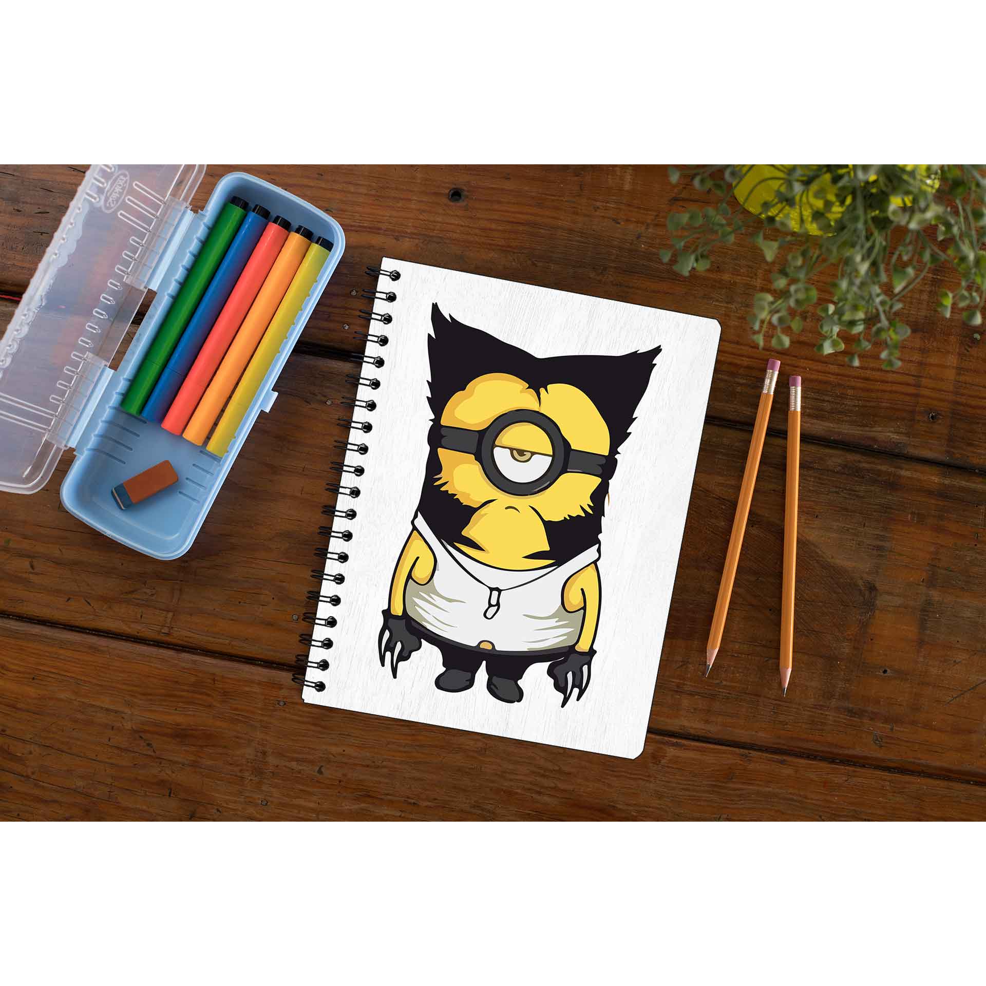 minions notebook - wolverine the banyan tee tbt  classmate stationery google diary