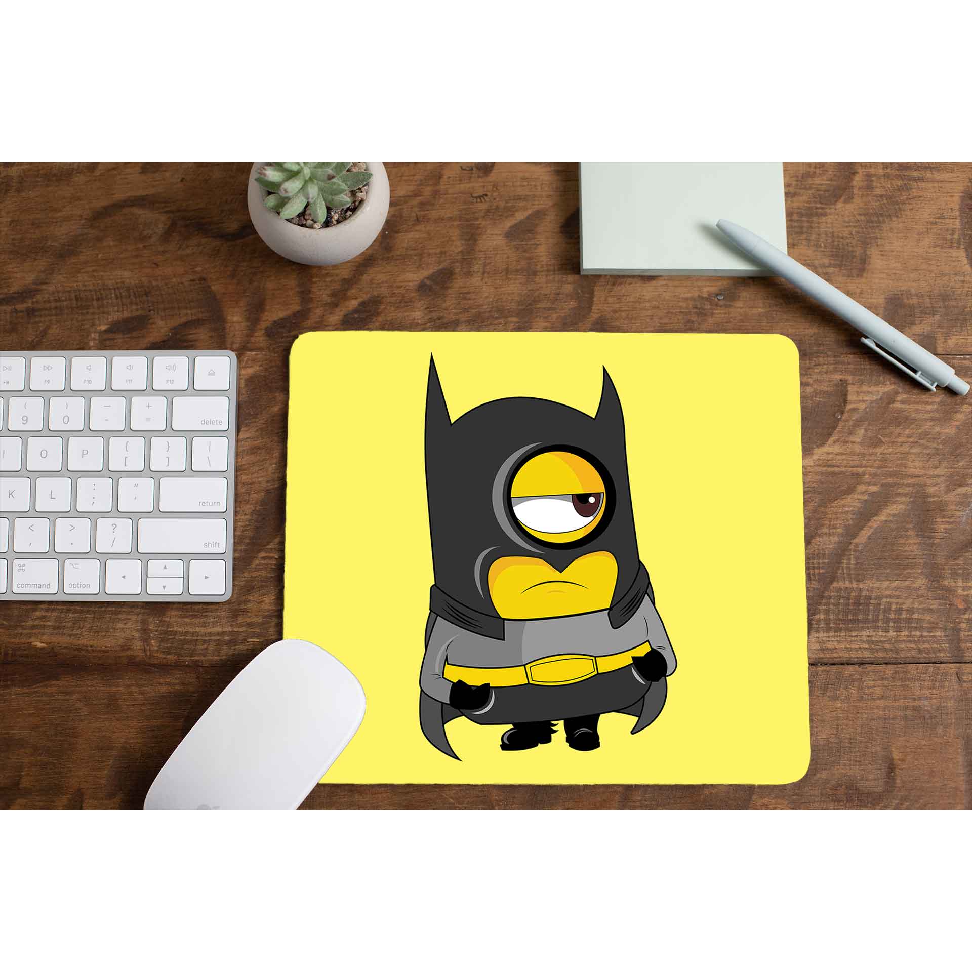minions mousepad - batmin batman the banyan tee tbt gaming large logitech flipkart online amazon laptop mouse pad