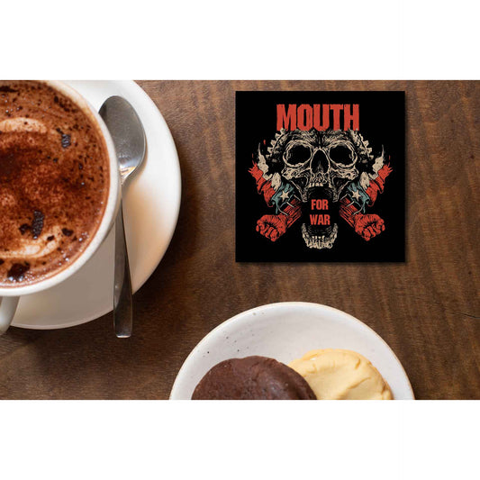 pantera mouth for war coasters wooden table cups indian music band buy online india the banyan tee tbt men women girls boys unisex