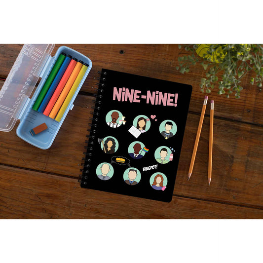 brooklyn nine-nine nine-nine notebook notepad diary buy online india the banyan tee tbt unruled detective jake peralta terry charles boyle gina linetti andy samberg merchandise clothing acceessories