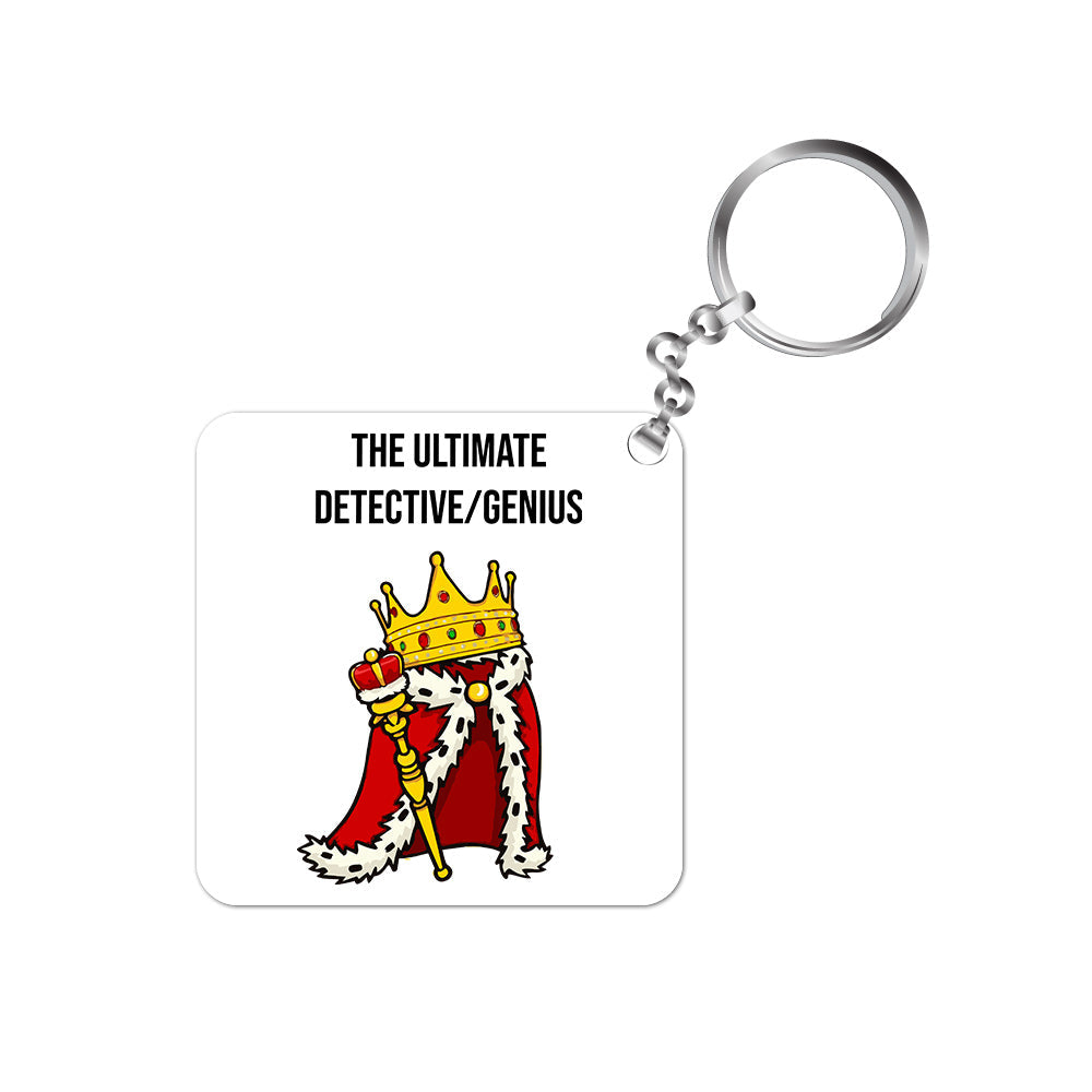brooklyn nine-nine the ultimate genius keychain keyring for car bike unique home buy online india the banyan tee tbt men women girls boys unisex  detective jake peralta terry charles boyle gina linetti andy samberg merchandise clothing acceessories