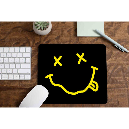 nirvana the grin mousepad logitech large anime music band buy online india the banyan tee tbt men women girls boys unisex